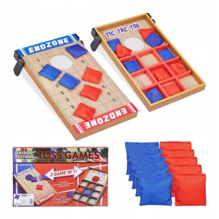 Gra zręcznościowa TOSS GAMES Relaxdays z Tablicą i 10 Workami do Trafiania POWYSTAWOWY
