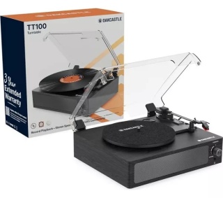 Gramofon Oakcastle TT100 Turntable Bluetooth 5.0 AUX i RCA czarny