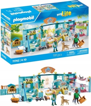 Klocki Playmobil 71742 Hotel dla zwierząt my Life Hotel POWYSTAWOWY