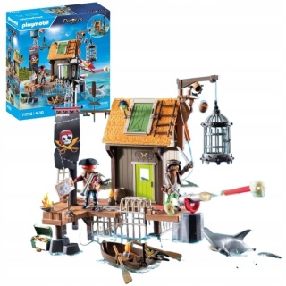 Klocki Playmobil 71792 Piracki port z więzieniem Pirates POWYSTAWOWY