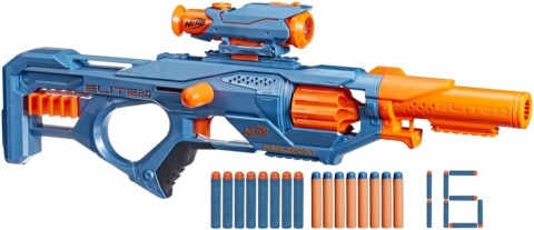 Pistolet NERF Eaglepoint z obrotowym magazynkiem na 8 strzałek POWYSTAWOWY