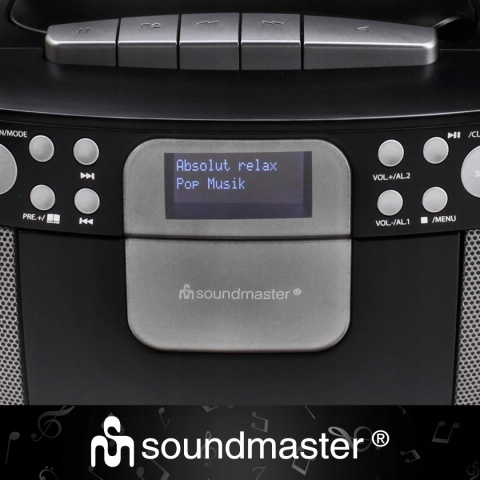 RADIOODTWARZACZ RADIO DAB+/FM CD USB MP3 AUX KASETA Powystawowy