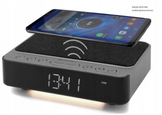 SOUNDMASTER UR250AN, radiobudzik z Qi, DAB