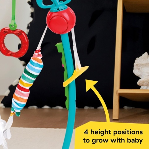 Skoczek Baby Einstein farm 2 w 1 z interaktywnymi zabawkami POWYSTAWOWY