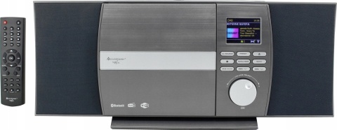 WIEŻA HiFi BLUETOOTH DAB+ FM CD MP3 RADIO INTERNETOWE SOUNDMASTER ICD1010